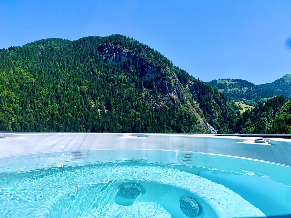 Chalet Du Champel Jacuzzi Saint-Gervais-les-Bains Dış mekan fotoğraf