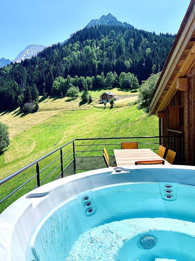 Chalet Du Champel Jacuzzi Saint-Gervais-les-Bains Dış mekan fotoğraf