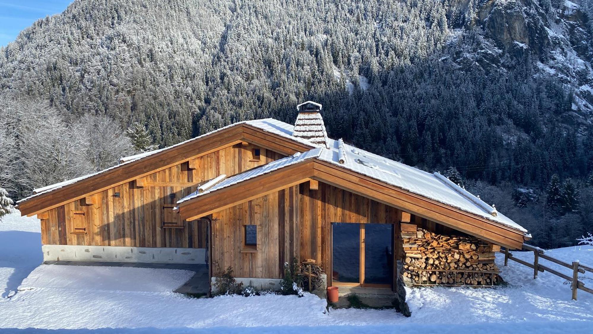 Chalet Du Champel Jacuzzi Saint-Gervais-les-Bains Dış mekan fotoğraf